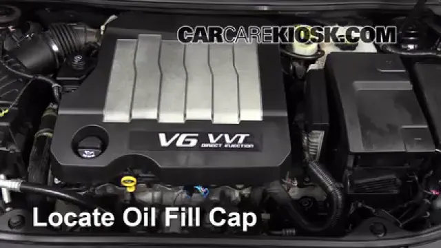 2010 Buick LaCrosse CXL 3.0L V6 Huile Ajouter de l'huile